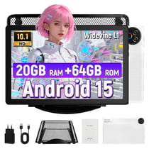 Tablette tactile KOTSREN Android 15 WiFi 6 Blanc 10.1 pouces