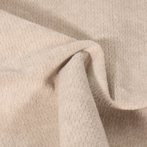 Tissu Jacquard d'ameublement Ultraclean uni Beige