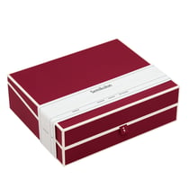Boîte de rangement documents A4 – Bordeaux Foncé – Semikolon