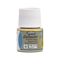 Pot de peinture pour tissu - Textile opaque moiré - Or - Pébéo - Setacolor - 45ml