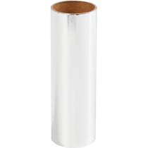 Film décoratif, L : 15,5 cm, ép. 0,02 mm, argent, 50 cm/ 1 rouleau