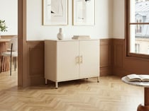 Buffet Acier Beige OMBURA - Beliani
