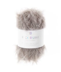 Fil fausse fourrure RICORUMI FURRY FURRY - 25 gr - Rico Design - Idéal pour les amigurumis et créations douillettes 09 Bois