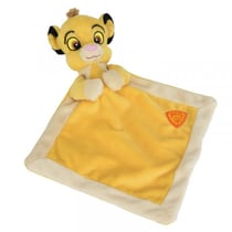 Doudou plat simba 17 x 17 cm - le roi lion - peluche disney - nicotoy