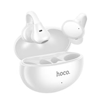 Hoko Écouteurs Clip Oreille sans Fil Bluetooth Design Ouvert Open-ear Maintien Stable Blanc