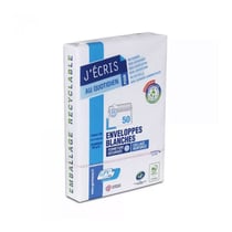 Enveloppes - Blanche - C6 - 114x162mm - Auto adhésive - Paquet de 60 - GPV