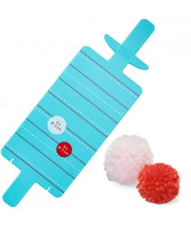 Appareil à pompon LOVE mini diam 3 cm /2 cm - Prym Bleu