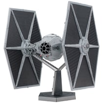 MetalEarth: ICONX - STAR WARS / TIE FIGHTER 8,3x8,1x11cm, maquette 3D en métal avec 2,5 feuilles multicolorées, en boîte, 14+