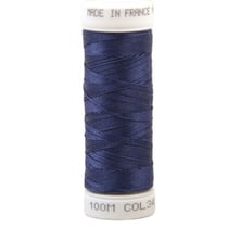 Fil à coudre polyester 100m made in France - bleu alpin 343