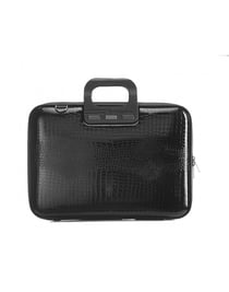 Mallette Bombata Shiny Cocco Vinyle 13'' - Noir