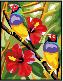 Kit canevas Les inséparables 20x25cm