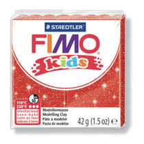 Fimo - Pâte Fimo Kids 42 g Rouge pailleté 8030.212