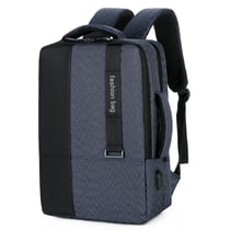 Sac À Dos Ordinateur Grande Capacité Avec Interface De Charge USB Rouge Bleu YONIS