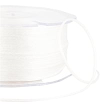 Cordon queue de rat 2mm blanc au mètre