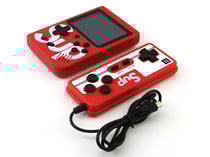 Avizar Console émulateur 400 jeux avec manette multijoueur Modèle Sup Rouge