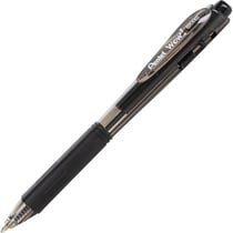 Stylo bille - Noir - Rétractable - Pointe large 1mm - Ergonomique - Pentel - Wow !