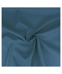 Tissu coton uni de 140 cm de largeur 21 Bleu canard vendu par 50 cm