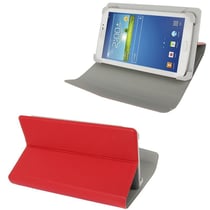 Etui universel pour Tablette 7 Pouces Housse Simili Cuir Rouge YONIS