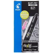 Stylo roller PILOT FRIXION BALL CLICKER - Bleu Noir - Pointe 0.7 mm