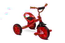 Tricycle Trois Roues York Rouge Léger Et Compact Pour Enfants