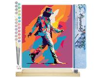 Peinture par Numéro Figured'Art - Le Roi de la Danse - Kit de Loisir Créatif DIY Numéro d'Art Complet - 40x50cm toile roulée + châssis en bois à monter