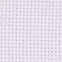 Toile à broder Aida - 4,3 pts/cm - Blanc - 50 x 50 cm