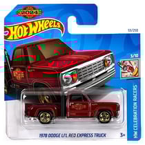 Vehicule 1978 dodge li'l red express truck hot wheels 1/64 - hw celebration racers 3/10 - mattel - hry97 - petite voiture metal