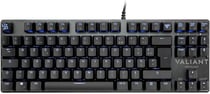 Lexip Valiant - Stellar TKL Pro - Clavier Gamer, Rétroéclairage RGB avec Switches Mécaniques Rouges, Câble USB 1,6m, Français AZERTY - Noir
