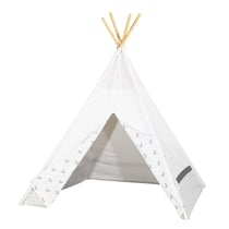 Tipi en toile en coton blanc