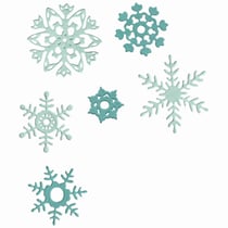 Matrices de découpe - Flocons de neige - Dies Framelits - Sizzix