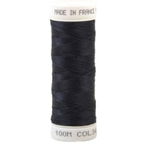 Fil à coudre polyester 100m made in France - bleu encre 349