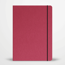 Notebook Souple - pages pointillées - Rouge - 150 x 210 mm - Made in France