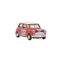 Voiture miniature - NOREV - MINI Cooper S 1964 - 1/54 - Red Tartan - Réf. 310522