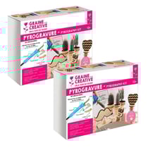 2 coffrets Pyrogravure