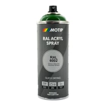 Spray de peinture - Vert - RAL 6002 - Brillant - Acrylique - Tous supports - MoTip - 400ml
