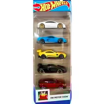Pack de 5 vehicules hot wheels : hw motor show - mattel - htv49 - set voitures miniatures