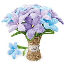 Maquette Green Slide - Bouquet de Fleurs - DIY - Lys Bleus - Vase Osier - GreenSlide