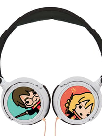 Casque stéréo filaire pliable Harry Potter avec limitation de volume d'écoute