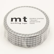 Masking Tape - Quadrillé noir - 7 m x 15mm