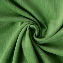 Tissu Velours milleraies Lilou uni  Vert kaki