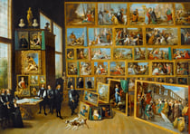 Puzzle 1000 pièces - David Teniers the Younger - The Art Collection of Archduke Leopold Wilhelm in Brussels, 1652 - Bluebird Puzzle