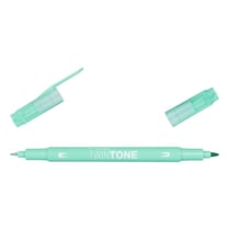 Feutre double pointe 0,8 et 0,3 mm - TOMBOW - Vert menthe