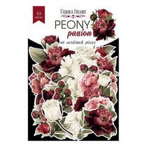 Die cuts formes décoratives scrapbooking Fabrika Décoru 63 piècesPOENY PASSION
