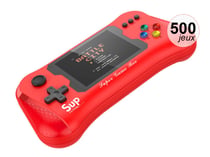 Avizar Console émulateur 500 jeux Modèle SupMax Rouge