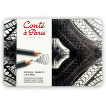 Crayons graphite - Dessin - Beaux-arts - Conté à Paris - 12 dureté 3H à 6B
