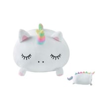 Peluche Coussin Licorne – Petite taille - Bleu - Itotal
