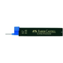 Mine de rechange pour porte-mine Faber-Castell - Super Polymère 9067 S-HB - 0,7 mm - HB - Lot de 12
