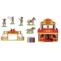 Kit Construction Western 3D et plastique magique