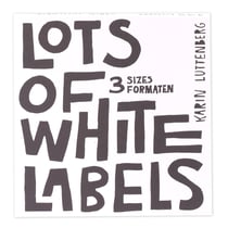 Bloc d'étiquettes Paperfuel - Lots of White Labels - Papier - Blanc - 135 feuilles