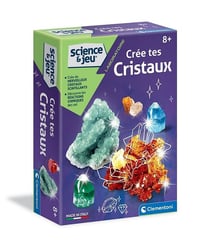 Cree tes cristaux - labo science et jeu - clementoni - 52067 - mineralogie